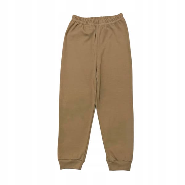 BARNPYJAMAS 116 för POJKAR 100% bomull TRAKTOR tryck beige
