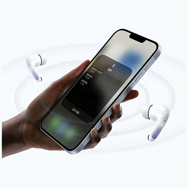 USAMS Bluetooth 5.3 TWS Hörlurar X-donseries ENC Trådlösa Blå Gradient/Gradient Blå BHUENCXD03 (US-XD19)
