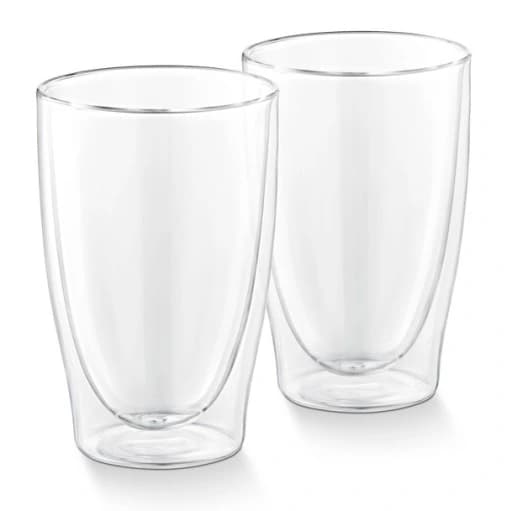 TCHBIO latte macchiato glas, sæt med 2