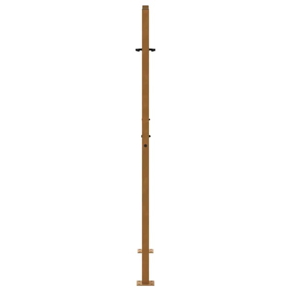 vidaXL havelåge 105x155 cm rustfrit stål flammemønster
