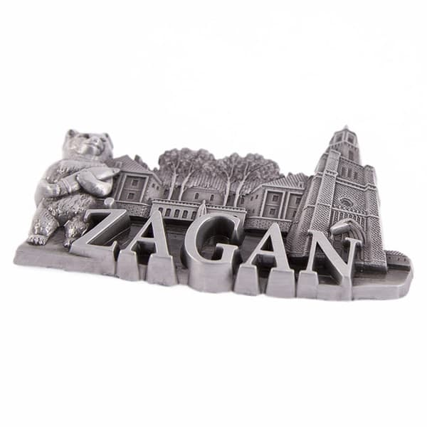 Jääkaappimagneti Żagańin panoraama
