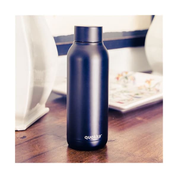Quokka Solid - Termosflaska i rostfritt stål 510 ml (Jet Black)