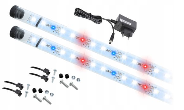 Akvarieovertræk 40x25 sort + Spectrum LED-belysning BBNBBC