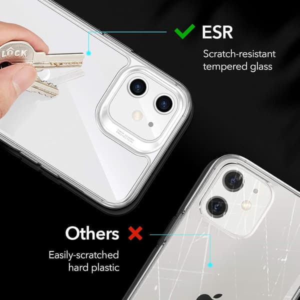 FODRAL TILL APPLE IPHONE 12 MINI KLART TRANSPARENT BAKSIDA A2176