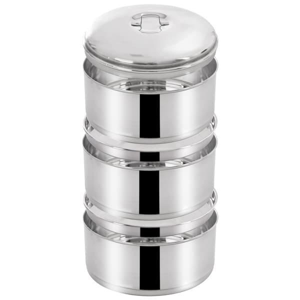 Stållunchlåda 3-nivå 3x1 liter