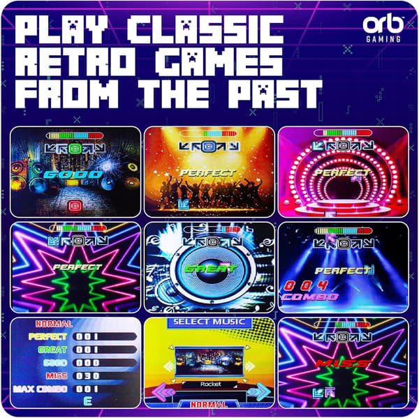 Orb Retro Mini FingerDance Arkadmaskin Bärbar Minikonsol