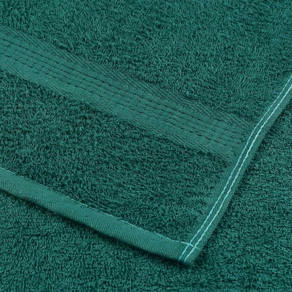 vidaXL Duschhanddukar 2 st gröna 360 gsm 100 % bomull