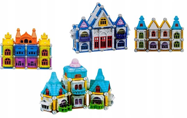 MAGNETISK BLOCKS LITEN SLOTT 60 BITAR
