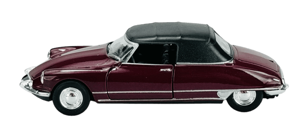Welly VANHA timer Citroen DS 19 avoauto tummanpunainen katolla 1:34 42398