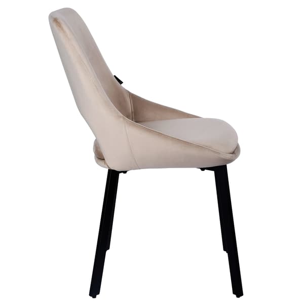 LUMO polstret lænestol, beige velour