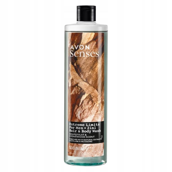 Avon - Extreme Limits Kropps- och Hårtvättgel 500ml