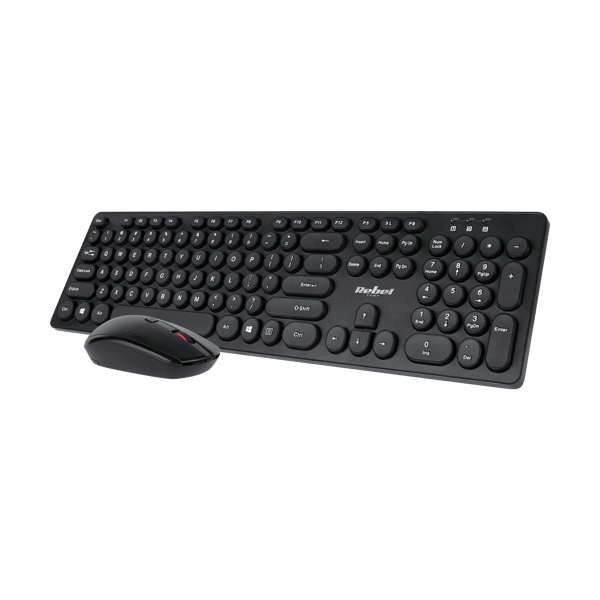 Rebel WS400 Trådlöst Tangentbord och Musset USB 2.0 Optisk Sensor