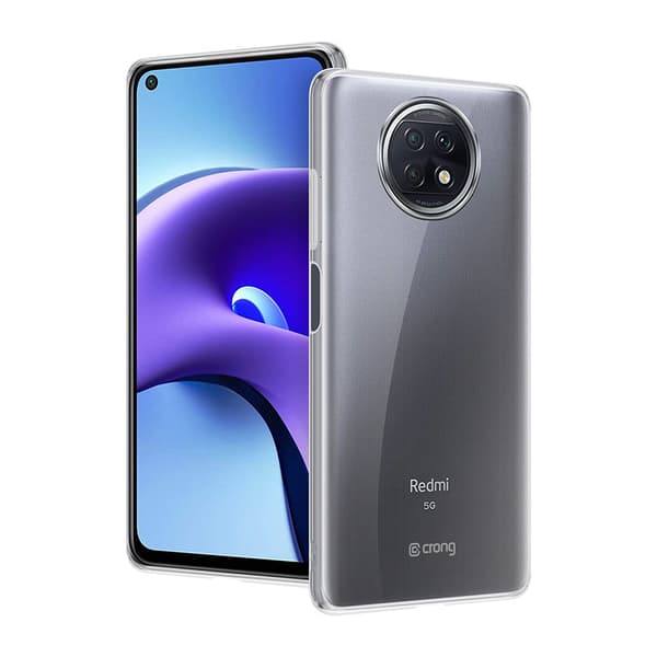 Crong Crystal Slim Cover - Xiaomi Redmi Note 9T -kotelo (läpinäkyvä)