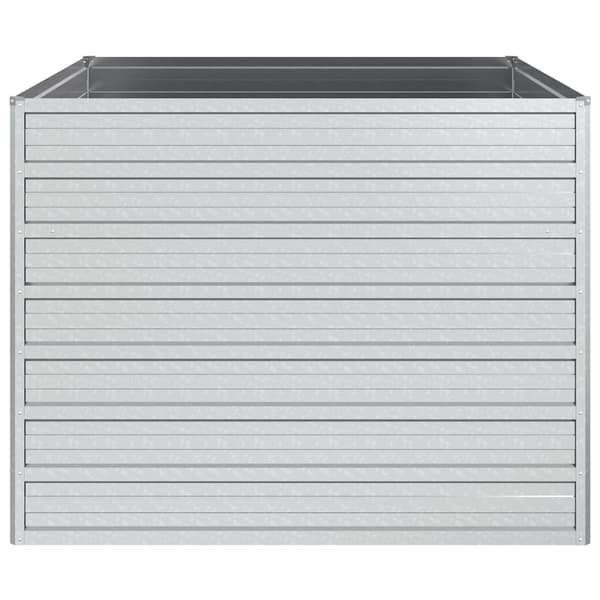 vidaXL højbed 100x100x77cm galvaniseret stål