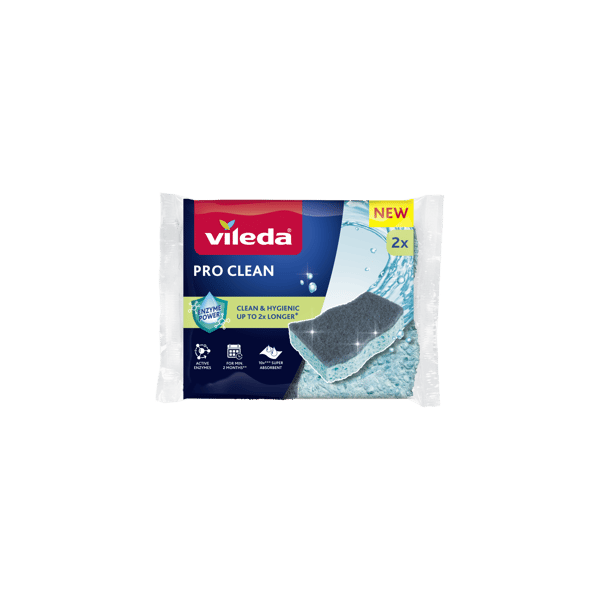 Vileda Viskoosipyyhe entsyymeillä Pro Clean 2 kpl