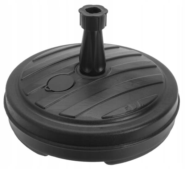 Sort haveparasolstativ 13x43x43 cm