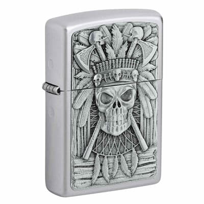 ZIPPO INDIAN SKULL 2007659 lighter