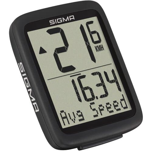 Sigma BC 8.0 ATS Trådløs Cykelcomputer Sort 8 Funktioner