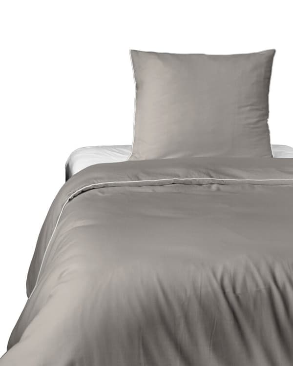 Puhdaspuuvillainen vuodevaatesetti 140x200 Beige Premium