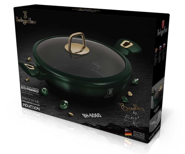 TITANIUMPOTTE BERLINGER HAUS 28cm BH-6060 EMERALD