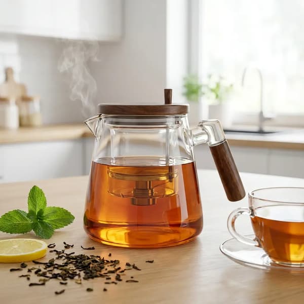800 ML GLASKANDE MED MAGISK TRIGGER-INFUSER TIL KAFFE OG TE