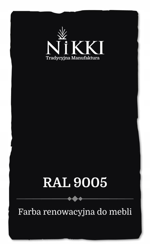maling til køkkenskabsfronter sort RAL9005 glans 2,5L
