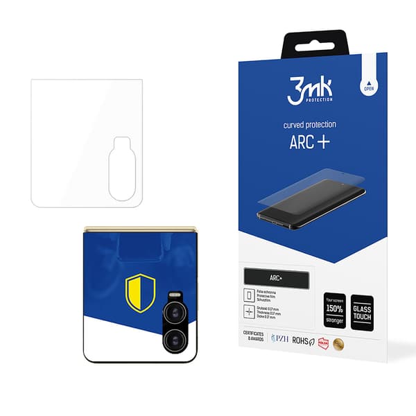 Tecno Phantom V Flip2 (forside) - 3mk ARC+