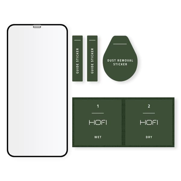 HOFI FULL PRO+ HÄRDAT GLAS IPHONE 12/12 PRO SVART