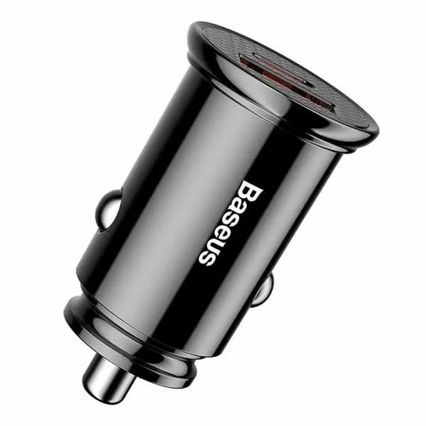 Baseus Circular PD QC4.0+ 5A 30W Autolaturi (Musta)