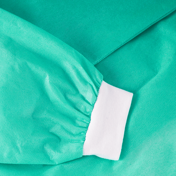 Engångsförkläde XL med manschett (24 g non-woven) 10 st
