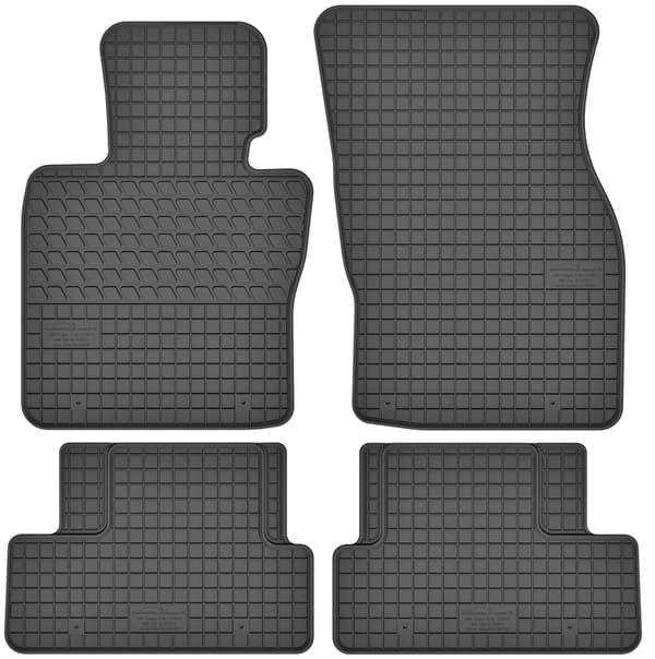 Mini One Cooper III Hatchback fra 2013 SÆT - gummimåtter + bagagerumsmåtte