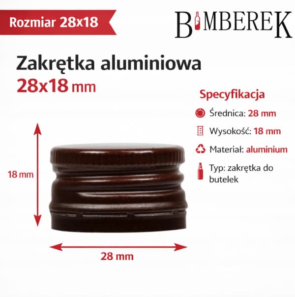 100 kpl pullonkorkkeja, 28 mm, ruskea pullonkorkki 28x18 mm