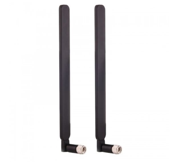 2x LTE-antenn för Huawei B593 E5186 B525 - Svart