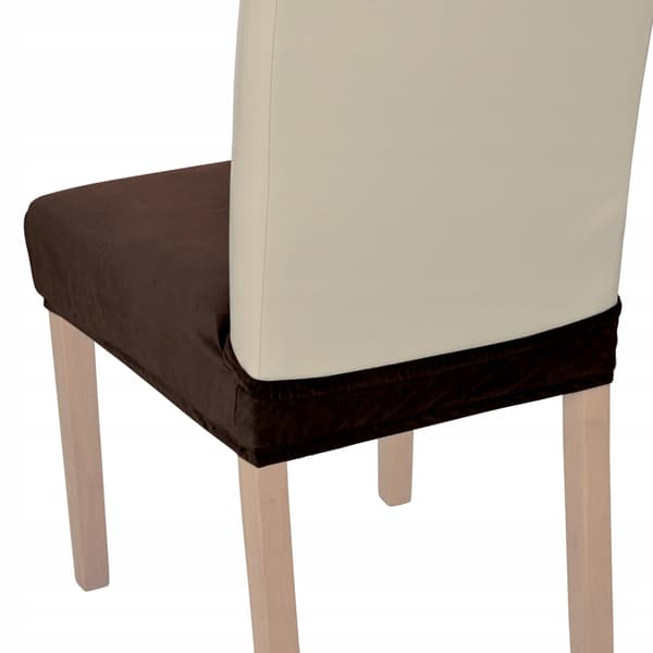 stolsätesöverdrag i hög velour TESS brun