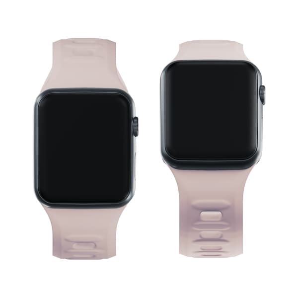 42/44/45/46/49 mm Latte (stor) - 3mk Silikone Urrem til Apple