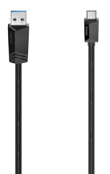 HAMA USB 3.2 GEN 1 -kaapeli TYPE C - A, 5 Gbit/s 1,5 m