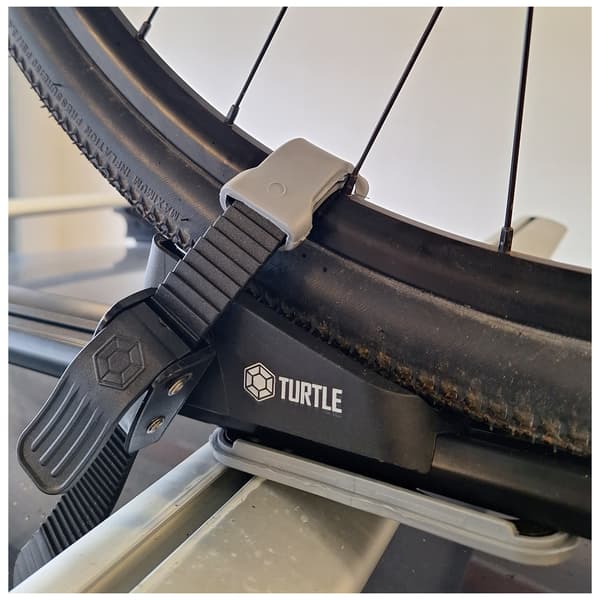 Kattoteline pyöräteline TURTLE PRO-S musta pyörälle + LUKO