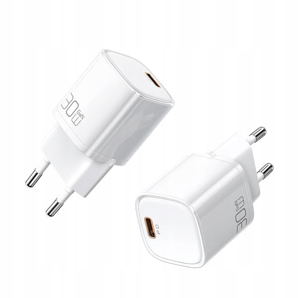 MCDODO SNABB VÄGGLADDARE USB TYP C NÄMFÖRING 30W + USB-C KABEL 1M