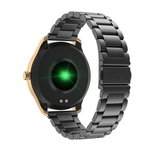 G. Rossi SW012-5 herr smartklocka guld/grå + extra armband (sg007e)