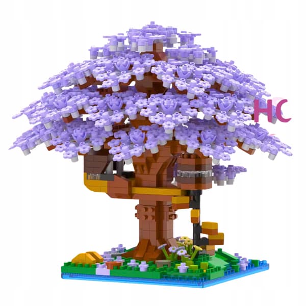 Byggklossset körsbärsblomma Sakura 1097 delar