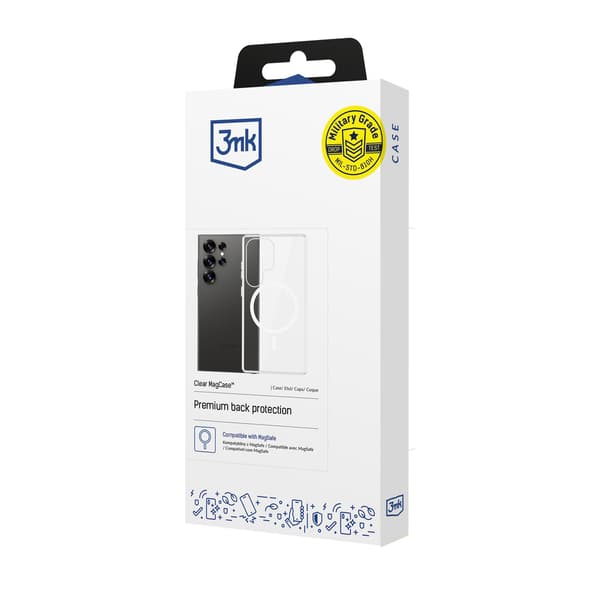 Samsung Galaxy S25 Ultra - 3mk Gennemsigtigt MagCase