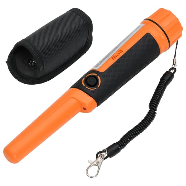 vidaXL præcisions metaldetektor med pinpointer, orange