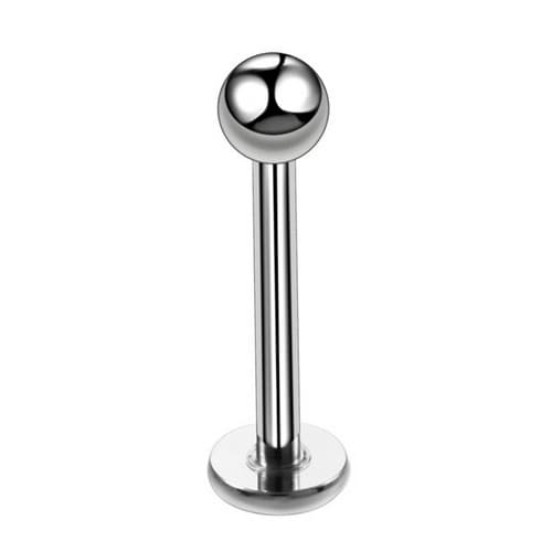 Titanium labret - indvendig gevind - TGW-011 1.0/8/2