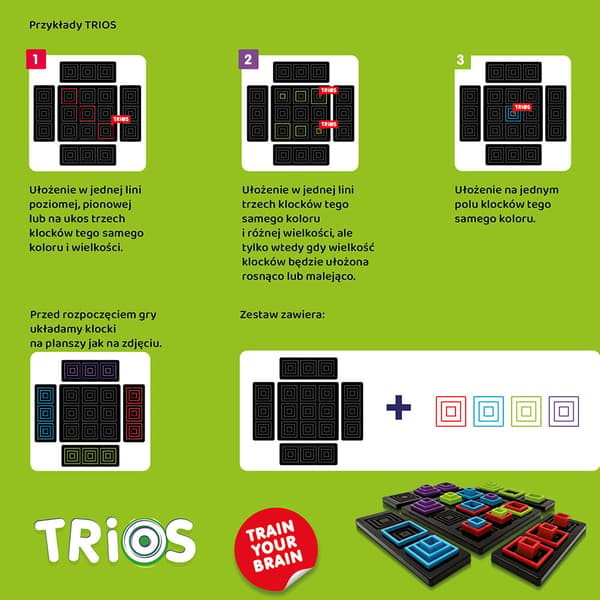 Tic Tac TRIOS -peli - englanninkielinen versio