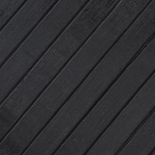 vidaXL Suorakulmainen matto, harmaa, 80x400 cm, bambu
