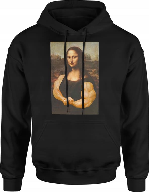 MONA LISA BICEPS HERRROLIG TRÖJA FÖR GYMET FÖR BODYBUILDER
