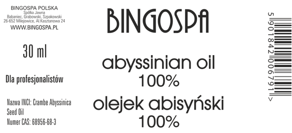 Abessinialainen öljy 30 ml
