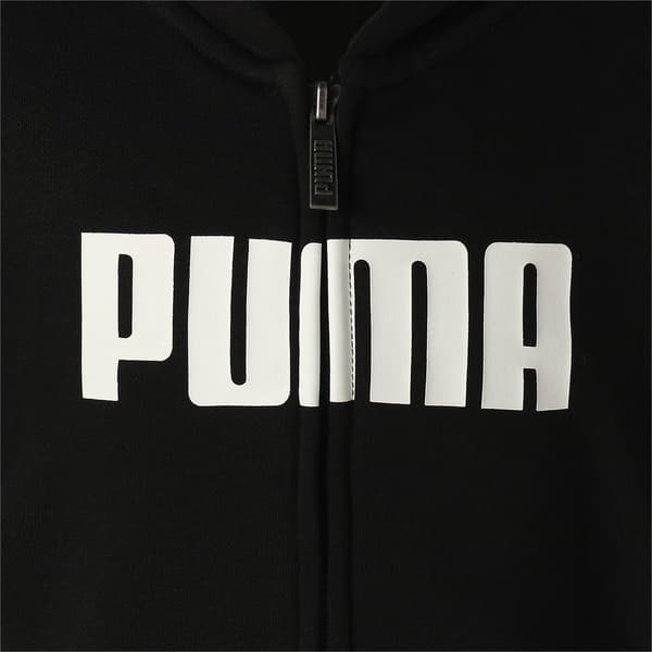 Puma ESS FULD-ZIP drengehættetrøje sort 84762101 størrelse 128