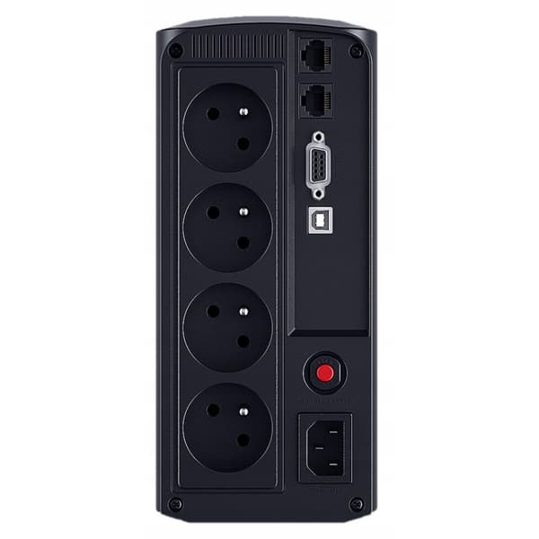 CyberPower VP1000ELCD-FR UPS, 1 kVA, musta