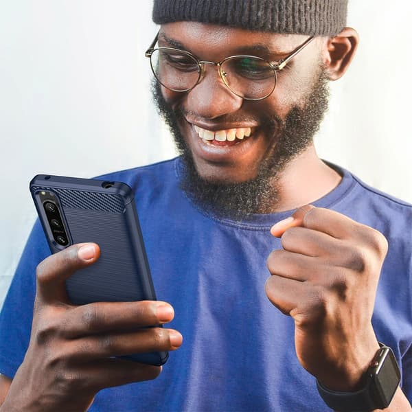 Thunder Case Xiaomi Poco F4 5G silikonisuojus, sininen